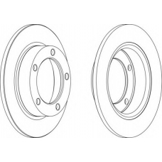 DDF092-1 FERODO Тормозной диск