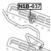 NSB-037 FEBEST Опора, стабилизатор