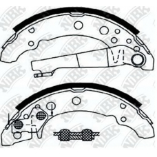FN0505 NiBK Комплект тормозных колодок