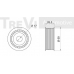TA1173 TREVI AUTOMOTIVE Паразитный / ведущий ролик, поликлиновой ремень