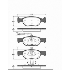 1501222339 S.b.s. Комплект тормозных колодок, дисковый тормоз