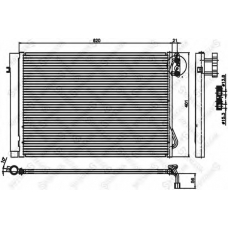 10-45073-SX STELLOX Конденсатор, кондиционер