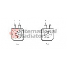 58003086 VAN WEZEL Масляный радиатор, двигательное масло