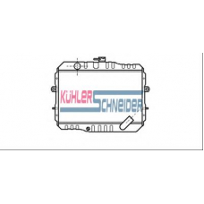 0507501 KUHLER SCHNEIDER Радиатор, охлаждение двигател