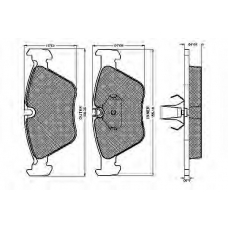 32481 SPIDAN Комплект тормозных колодок, дисковый тормоз