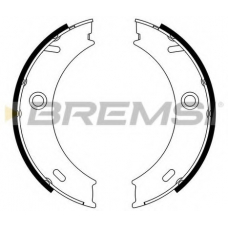 GF0307 BREMSI Комплект тормозных колодок, стояночная тормозная с