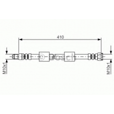 1 987 476 650 BOSCH Тормозной шланг