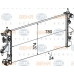 8MK 376 745-101 HELLA Радиатор, охлаждение двигателя