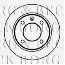 BBD4975 BORG & BECK Тормозной диск
