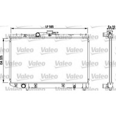 732543 VALEO Радиатор, охлаждение двигателя