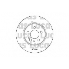 DF2594 TRW Тормозной диск