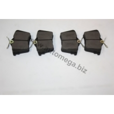 304254091 AUTOMEGA Комплект тормозных колодок, дисковый тормоз