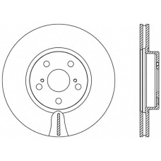 BDA2583.20 OPEN PARTS Тормозной диск