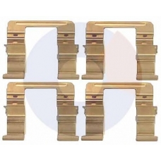 2262 CARRAB BRAKE PARTS Комплектующие, колодки дискового тормоза