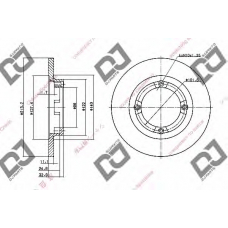 BD1073 DJ PARTS Тормозной диск