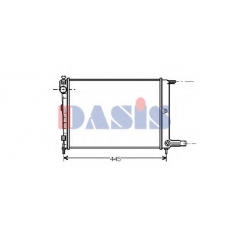 060680N AKS DASIS Радиатор, охлаждение двигателя