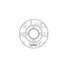 DF2570 TRW Тормозной диск