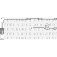 BWL3044 BORG & BECK Сигнализатор, износ тормозных колодок