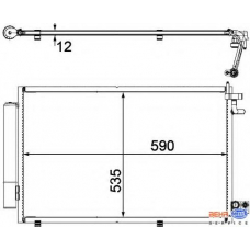 8FC 351 309-281 HELLA Конденсатор, кондиционер