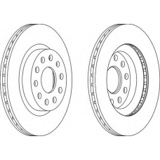 DDF1223-1 FERODO Тормозной диск