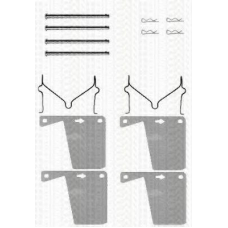 8105 161393 TRISCAN Комплектующие, колодки дискового тормоза