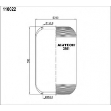 3661 Airtech Кожух пневматической рессоры