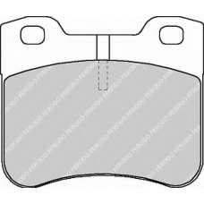 FDS1109 FERODO Комплект тормозных колодок, дисковый тормоз