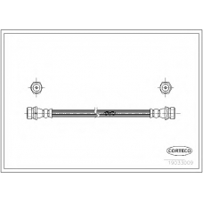 19033009 CORTECO Тормозной шланг