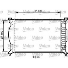 735093 VALEO Радиатор, охлаждение двигателя