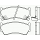 P 56 033 BREMBO Комплект тормозных колодок, дисковый тормоз