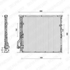 TSP0225014 DELPHI Конденсатор, кондиционер