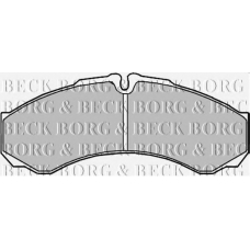 BBP2195 BORG & BECK Комплект тормозных колодок, дисковый тормоз
