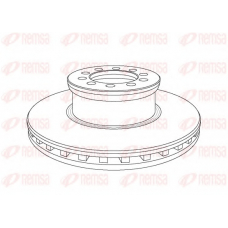 NCA1053.20 KAWE Тормозной диск