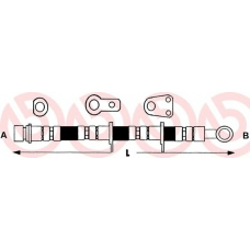 T 28 019 BREMBO Тормозной шланг