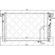 10-45190-SX STELLOX Конденсатор, кондиционер