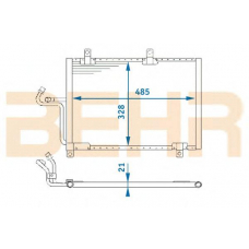 7004548 BEHR Condenser