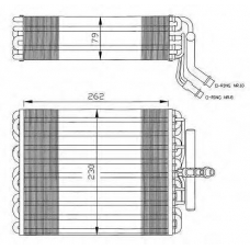 36012 NRF Испаритель, кондиционер
