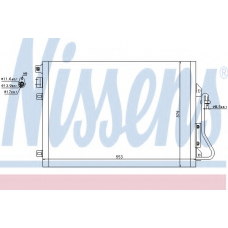 94439 NISSENS Конденсатор, кондиционер