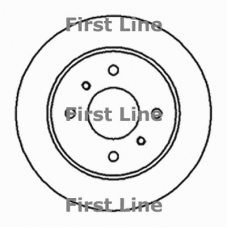 FBD443 FIRST LINE Тормозной диск
