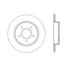 BDR2670.10 OPEN PARTS Тормозной диск