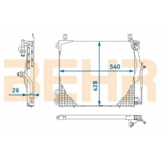 7004117 BEHR Condenser