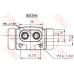 BWH241 TRW Колесный тормозной цилиндр