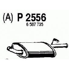 P2556 FENNO Глушитель выхлопных газов конечный