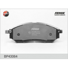BP43064 FENOX Комплект тормозных колодок, дисковый тормоз