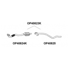 OP40825 VENEPORTE Труба выхлопного газа