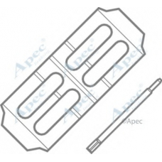 KIT551 APEC Комплектующие, тормозные колодки