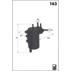 ELG5341 MECAFILTER Топливный фильтр