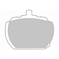 FD571N NECTO Комплект тормозных колодок, дисковый тормоз