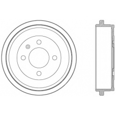 BAD9048.10 OPEN PARTS Тормозной барабан