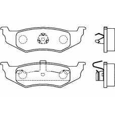 23561 170  0 5 T4152 TEXTAR Колодки тормозные